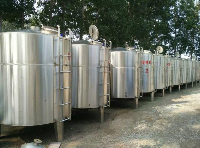 Mur revêtu de mélange de réservoir de lait d'acier inoxydable pour l'industrie des boissons