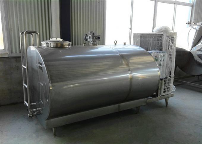 Type horizontal du réservoir 2000L 3000L 4000L 6000L 10000L de refroidissement du lait d'Inox