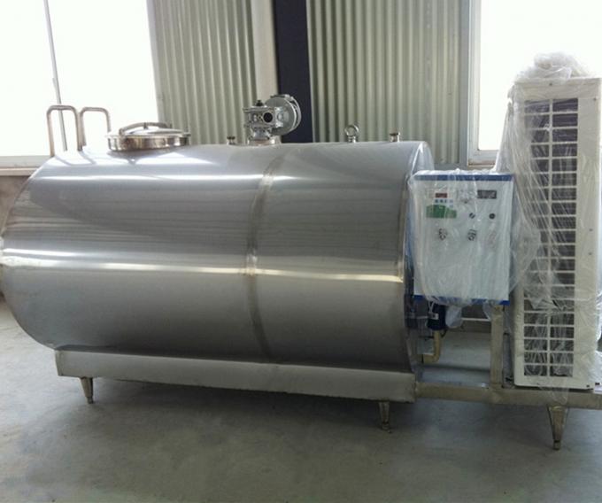 Le réservoir horizontal de refroidissement du lait facile fonctionnent avec le compresseur d'air de réfrigérateur