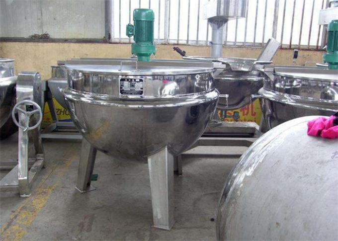 Bouilloire revêtue de vapeur industrielle/bouilloire de confiture pour faire la pâte de confiture de sauce