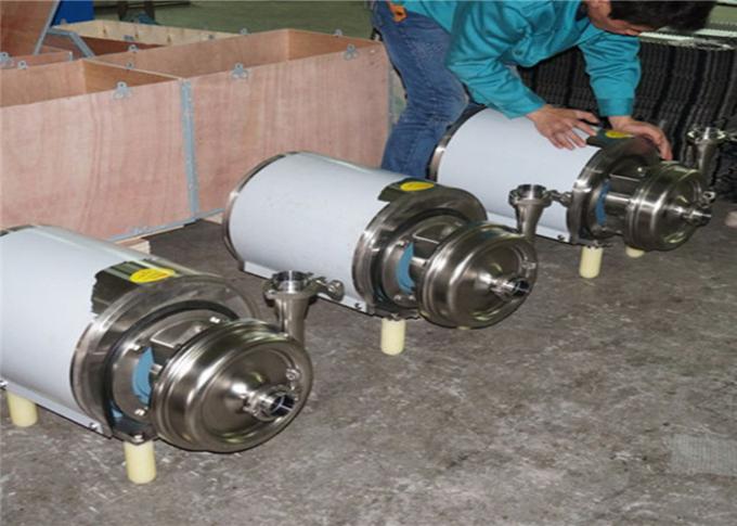 Pompe centrifuge d'acier inoxydable, pompe de transfert de catégorie comestible pour le jus/lait