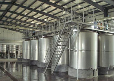100L - réservoirs de mélange sanitaires de jus de pomme d'acier inoxydable de réservoirs de la capacité 8000L