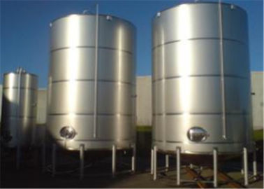 Cuves de stockage d'eau de mélange revêtues d'acier inoxydable de réservoir de double mur simple