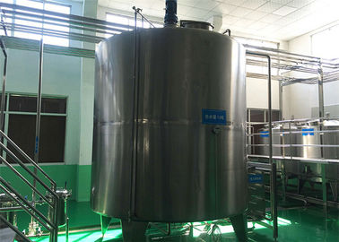 Chine Type revêtu de cuves de stockage liquides propres faciles d&#039;acier inoxydable pour la production laitière usine