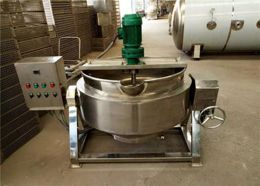 Chine Bouilloire revêtue d&#039;acier inoxydable de rendement élevé/bouilloire à cuire revêtue sauce à confiture usine