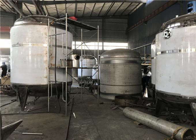 Cuves de fermentation d'acier inoxydable de cuve de stockage de chimie chauffant des réservoirs