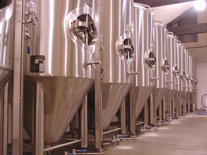 Cuves de fermentation de brasserie d'acier inoxydable 1000l - OEM de la capacité 6000L disponible